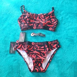 'Street tags' jr pullover bra and jr bikin set